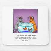 Funny Cats Cartoon Geschenk! Mousepad (Vorne)