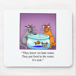 Funny Cats Cartoon Geschenk! Mousepad