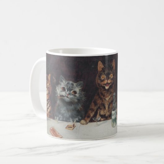 Funny Cats Character Süße Tier Design Kaffeetasse (Vorderseite Links)