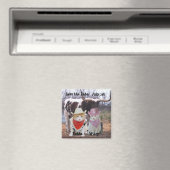 Funny Cats Cowboys Save the Date Magnet (In Situ (Geschirrspüler))