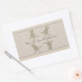 Funny Cats Crafster Handwerker hergestellt für Sie Rechteckiger Aufkleber (Umschlag)