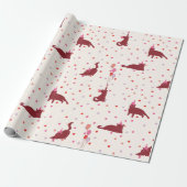Funny Cats cute Purrfect Birthday Party Geschenkpapier (Ungerollt)