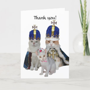 Funny Cats Dankeschön Card Dankeskarte