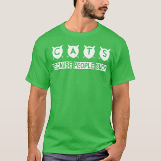 Funny Cats Design Cat Lover Cats Leute Sind zum Ko T-Shirt