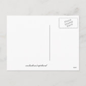 Funny Cats Erntedank Feiertagspostkarte (Rückseite)