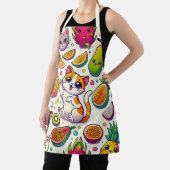 Funny Cats & Exotic Frucht Schürze - Niedlich & fa (InSitu)