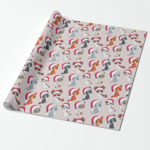 Funny Cats Frohe Weihnachten Weihnachten Hübsch Geschenkpapier