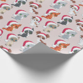 Funny Cats Frohe Weihnachten Weihnachten Hübsch Geschenkpapier (Ecke)