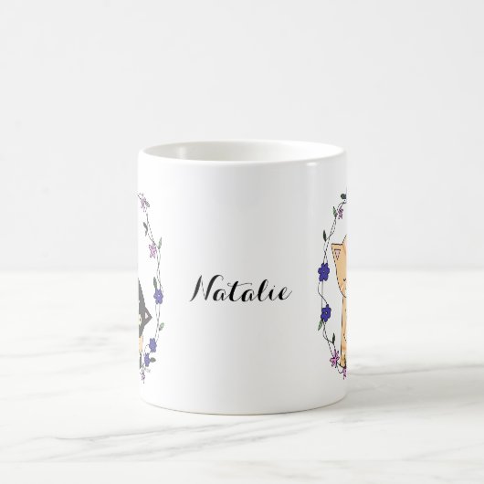 Funny Cats Ginger Katze Tuxedo niedliche Katze Kaffeetasse (Mittel)