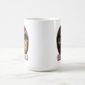 Funny Cats in Hoodies Open The Door Kaffeetasse (Mittel)