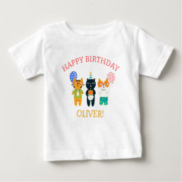 Funny Cats Kitty Birthday Gast Ehrenmitglied T - S Baby T-shirt