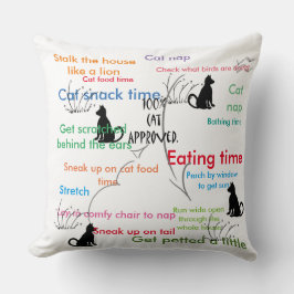 Funny Cats Kitty Cat Kittens Aktivität Kissen