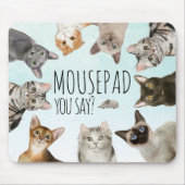 Funny Cats | MAUSpad, sagen Sie? Mousepad (Vorne)