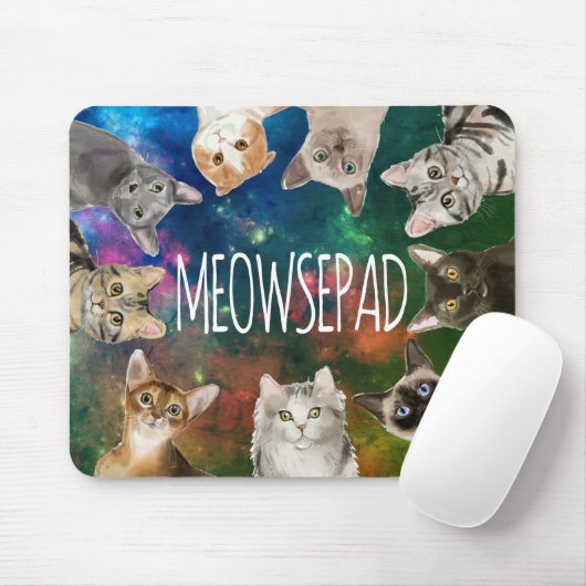 Funny Cats | Meowsepad Niedlich Cat Breeds Mouse P Mousepad (Mit Mouse)