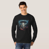Funny Cats mit UFOs Alien Invasion T-Shirt (Vorne ganz)
