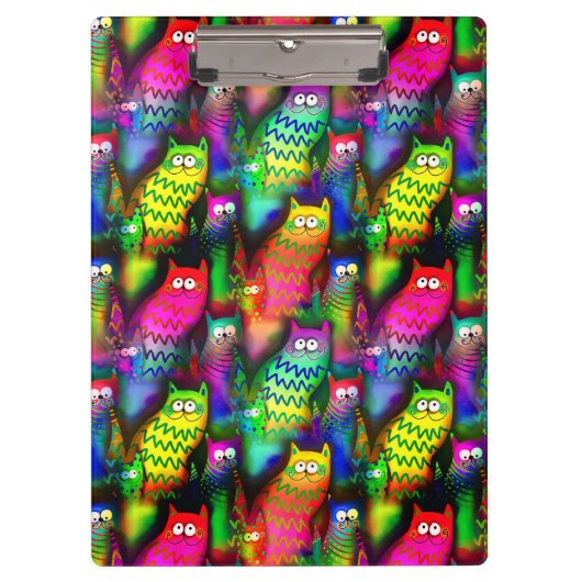 Funny Cats Muster-54578 Klemmbrett (Vorderseite)