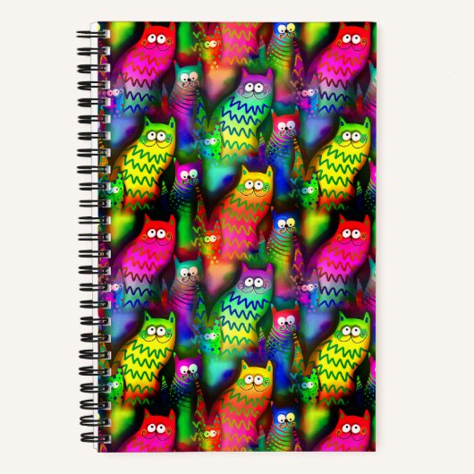 Funny Cats Muster-54578 Notizblock (Vorderseite)