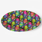 Funny Cats Muster-54578 Pappteller (Schrägansicht)