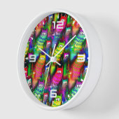 Funny Cats Muster-54578 Uhr (Winkel)