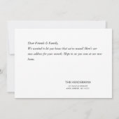 Funny Cats Neue Zuhause Moving Ankündigung (Rückseite)