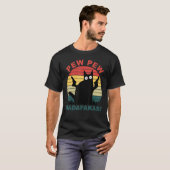 Funny Cats Pew Pew Madafakas Cat T-Shirt (Vorne ganz)