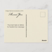 Funny Cats Playing on Playground Swing Danke Postkarte (Rückseite)