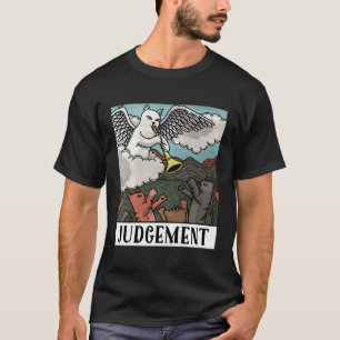 Funny Cats Richter Tarot Card Männer Frauen T-Shirt