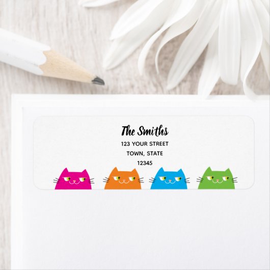 Funny Cats Rücksendeadresse (Insitu)