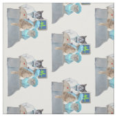 Funny Cats Scrubs Fabrik Stoff (Muster)