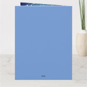 Funny Cats Snowman Chaos Custom Gift Bag Karte (Rückseite)