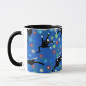 Funny Cats und Weihnachtslicht Tasse (Links)