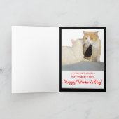 Funny Cats Valentine/Jubiläum Feiertagskarte (Innenseite)