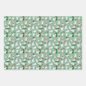 Funny Cats Weihnachten Geschenkpapier Set (Vorderseite)