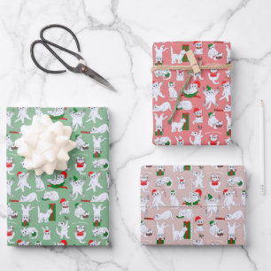 Funny Cats Weihnachten Geschenkpapier Set