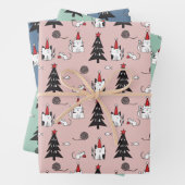 Funny Cats Weihnachten Geschenkpapier Set (Beispiel)