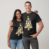 Funny Cats Weihnachtsbaum T-Shirt (Unisex)