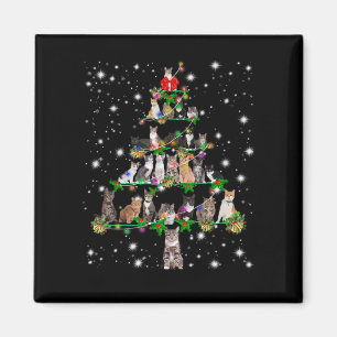 Funny Cats Weihnachtsbaum T-Shirt Dekoration Gesch Magnet