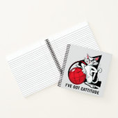 Funny Cattitude Cat Notizblock (Innenseite)