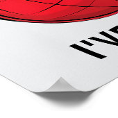 Funny Cattitude Cat Poster (Ecke)