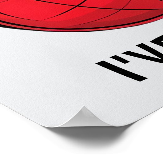 Funny Cattitude Cat Poster (Ecke)