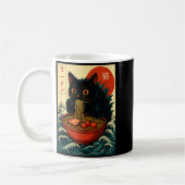 Funny Catzilla Anime Ramen Japanese Cat Men Women Kaffeetasse (Links)