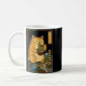 Funny Catzilla Anime Ramen Japanese Cat Men Women Kaffeetasse (Links)