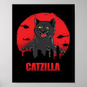 Funny Catzilla Poster (Vorne)