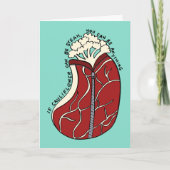 Funny Cauliflower Steak Förderung Karte (Vorderseite)