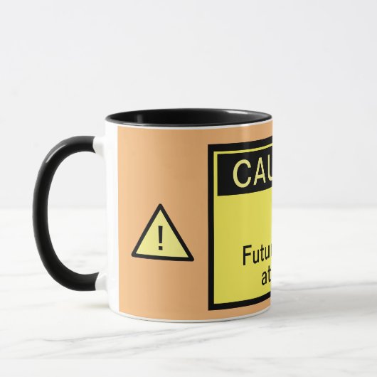 Funny Caution Future Doctor at Work Tasse (Links)