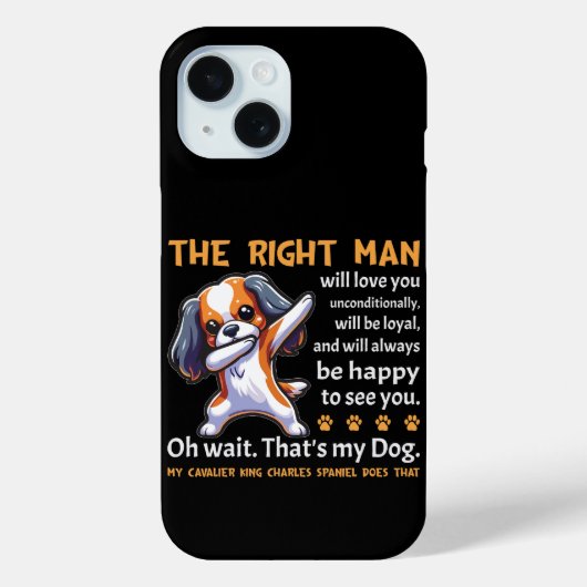 Funny Cavalier King Charles Spaniel Dog Case-Mate iPhone Hülle (Rückseite)