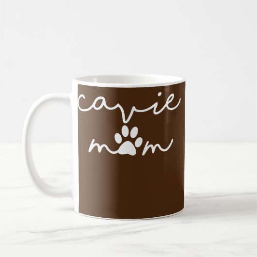 Funny Cavalier King Charles Spaniel Dog Mama Niedl Kaffeetasse (Links)