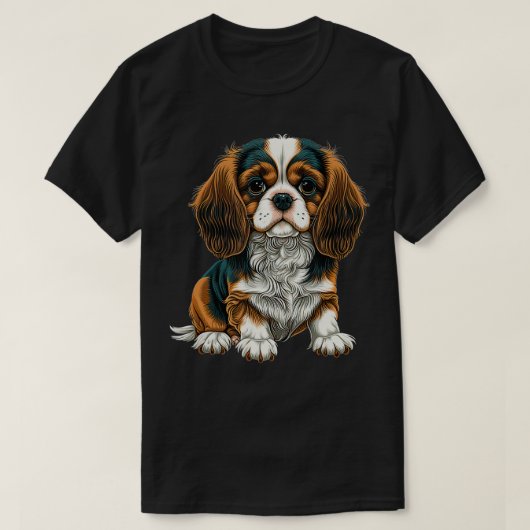 Funny Cavalier King Charles Spaniel Niedlich T-Shirt (Design vorne)