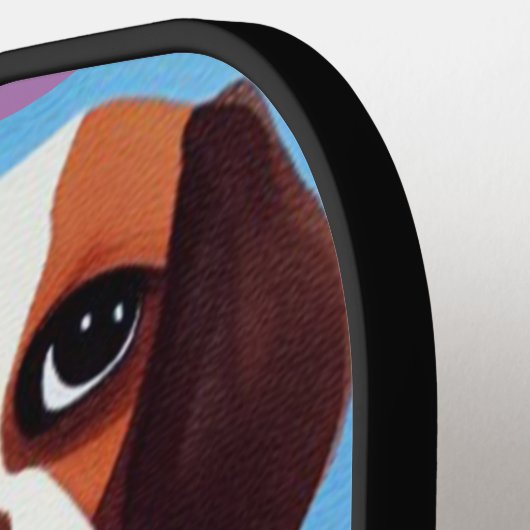 Funny Cavalier King Charles Spaniel Puppy Dogs Pickleball Schläger (Linke Seite)