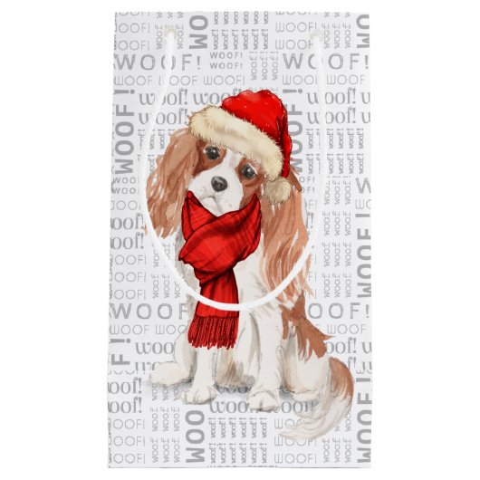 Funny Cavalier King Charles Spaniel Small Geschenk Kleine Geschenktüte (Vorderseite)